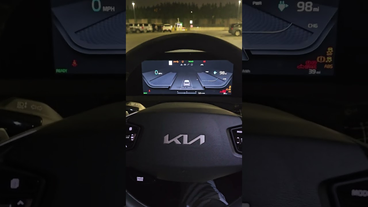 2024 Kia E V6 startup sequence #viral #subscribe #luxury #electric #kia #nogas