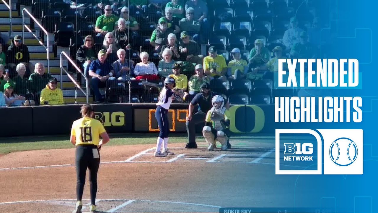 Nevada at Oregon | EXTENDED HIGHLIGHTS | Big Ten Softball | 03/07/2026