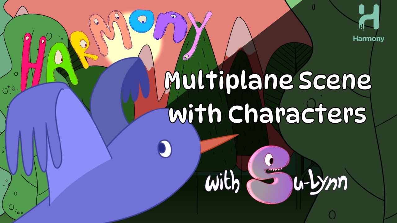 Multiplane Scene with Characters | Toon Boom Harmony Tutorial