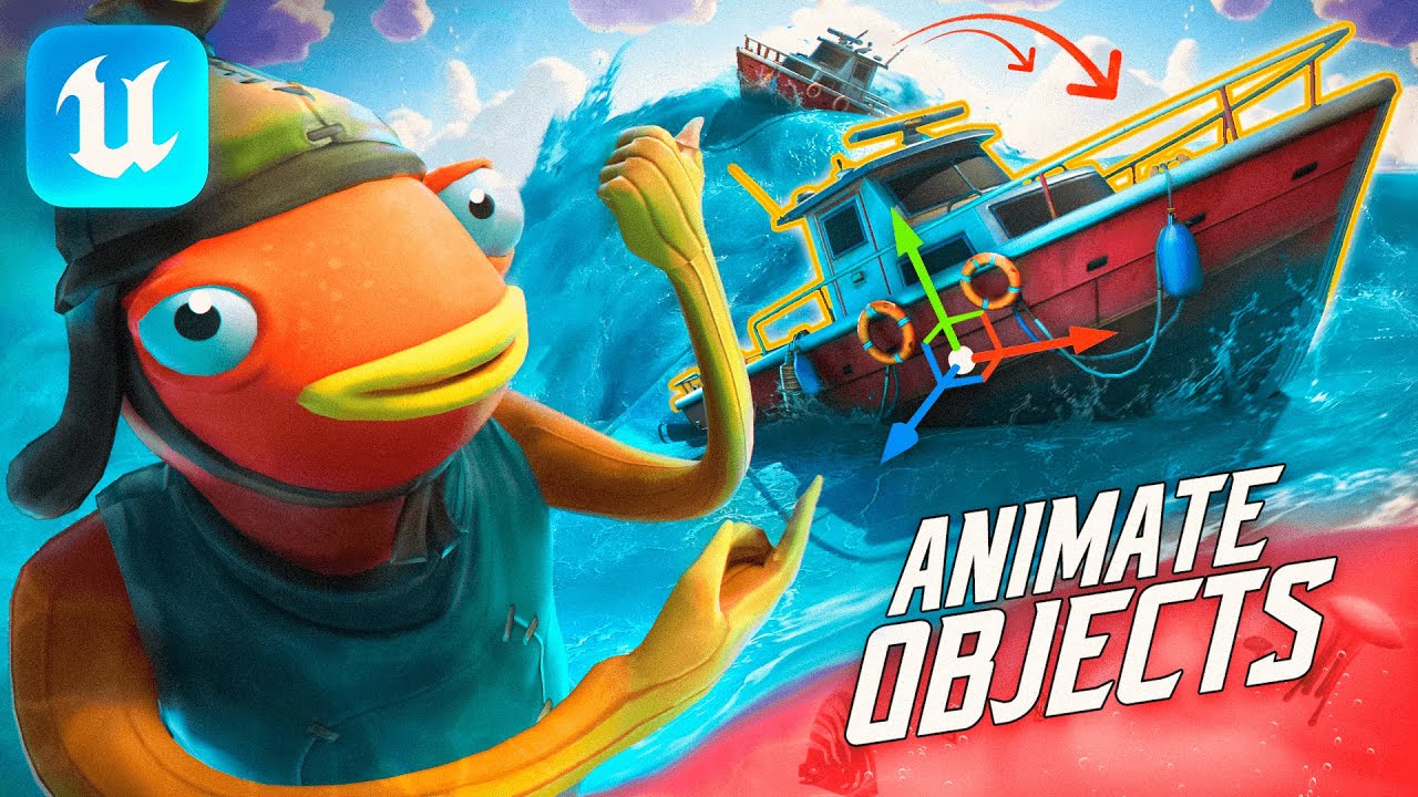 How to ANIMATE OBJETCS using SEQUENCER - UEFN Cinematics BEGINNER Course
