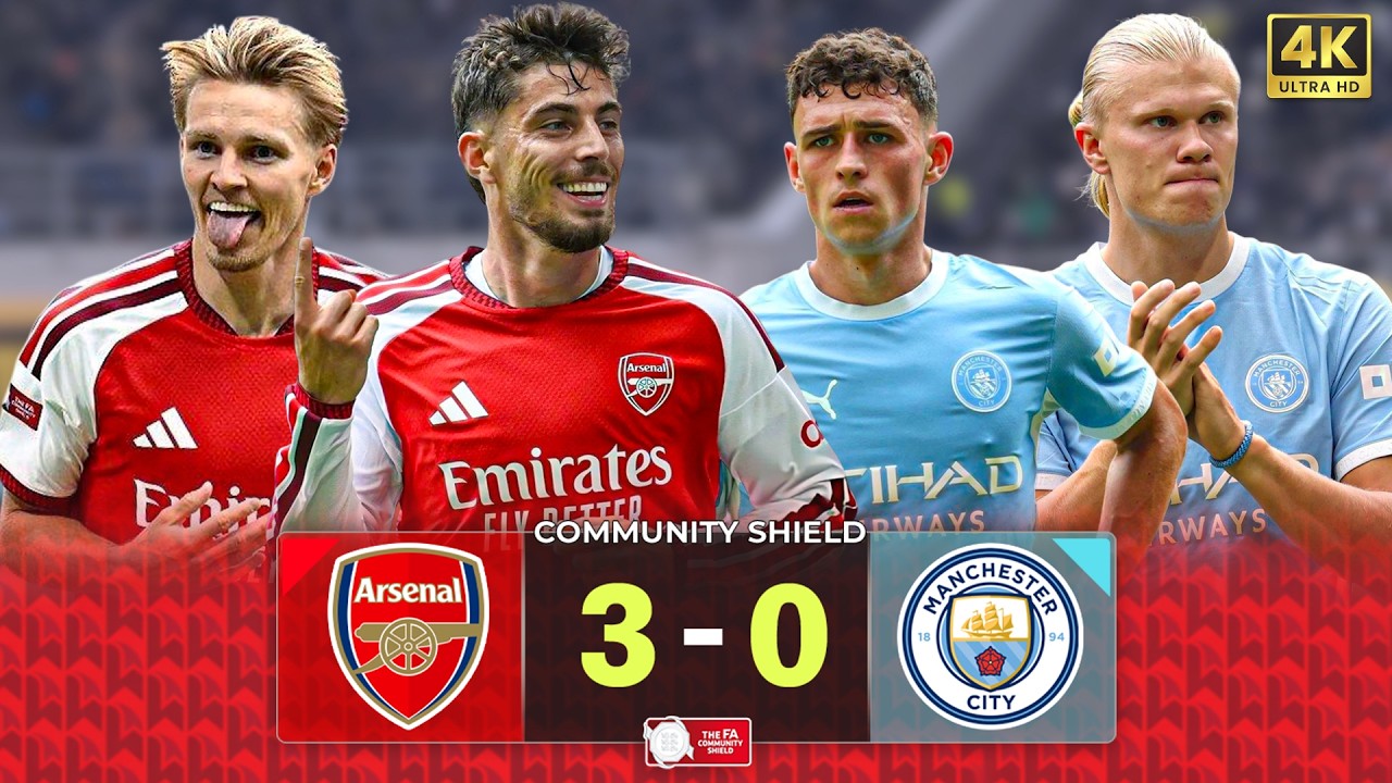 MAN CITY HAD NO ANSWER AS ARSENAL DOMINATED THE COMMUNITY SHIELD 🔥⚡ 2026 [4K]