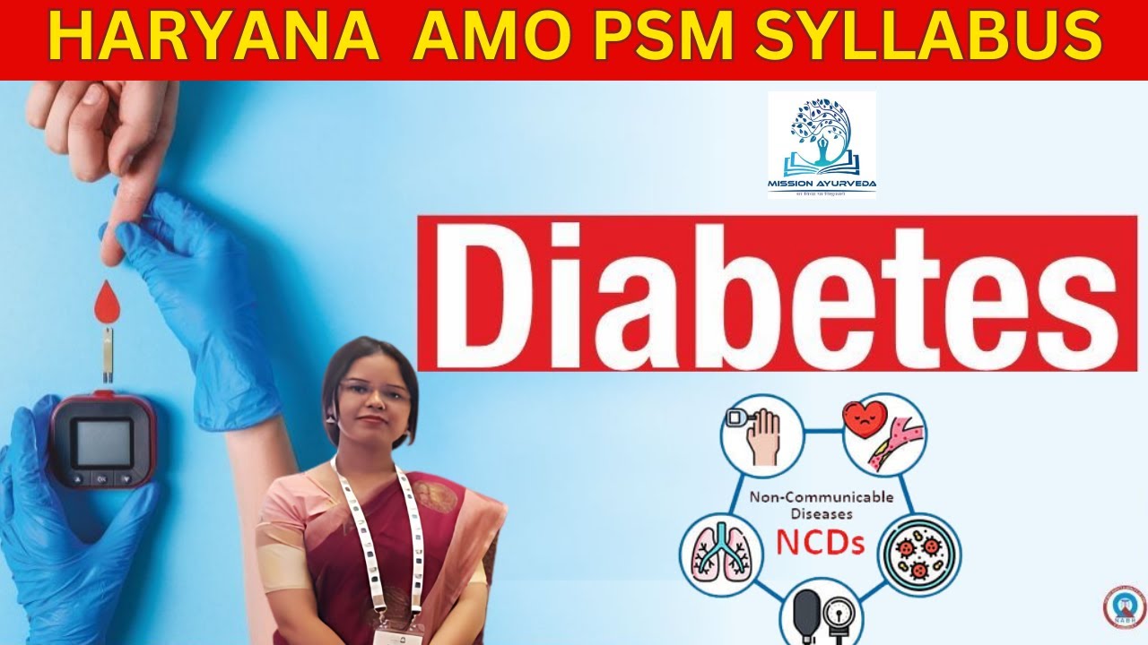 Diabetes-NCD PSM/Swasthwritta #psm #amopreparation #amo #aiapget2026 #bams2ndyear #aiapget2027 #bams