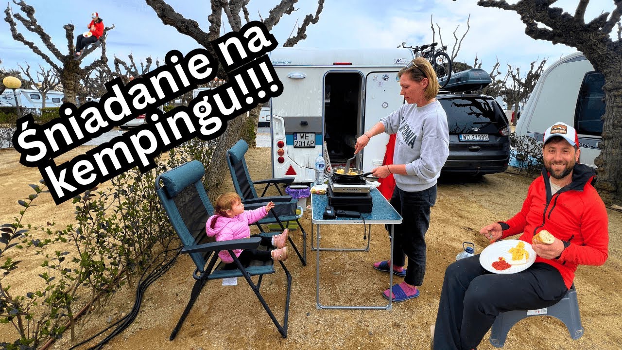 Pierwsze dni w Hiszpanii !!! Rozkładamy przyczepę kempingową na nowym kempingu - Camping Joan