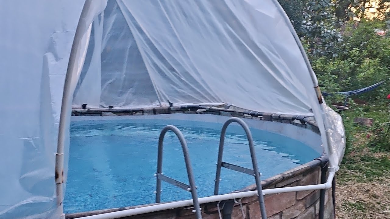 Cheap PVC Pool Dome Build