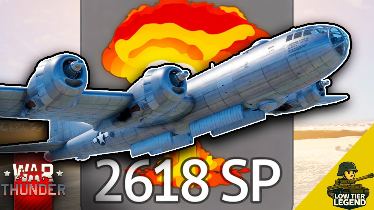 Как получить ядерную бомбу в War Thunder (достижимо 2500 очков навыков)