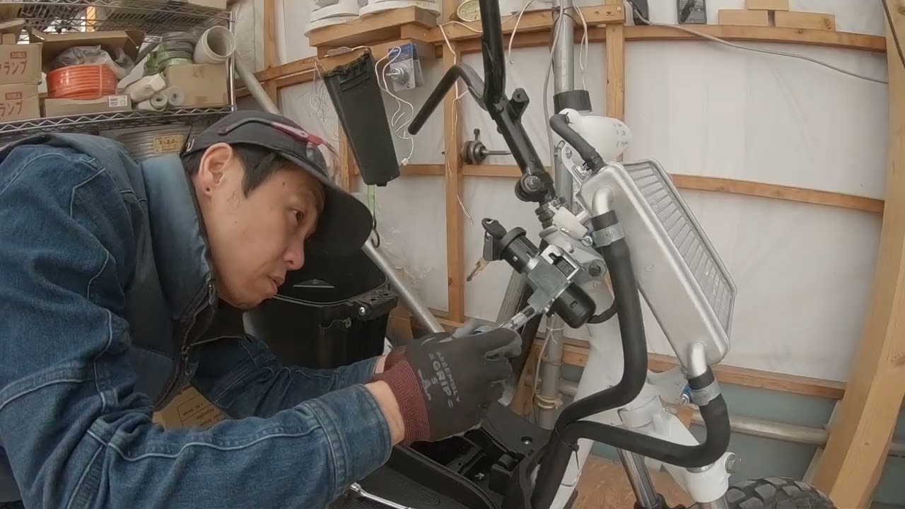 ④ New main switch key cylinder installation