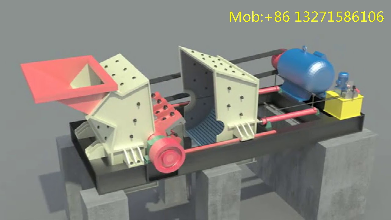 stone sand making machine hammer rock crusher pulverizer stone breaking machine