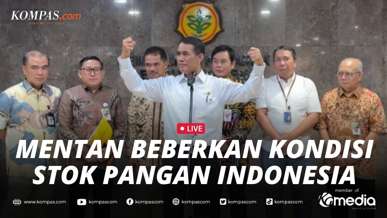 🔴LIVE - Kondisi Geopolitik Dunia Memanas, Mentan: Cadangan Pangan Indonesia Tersedia 324 Hari