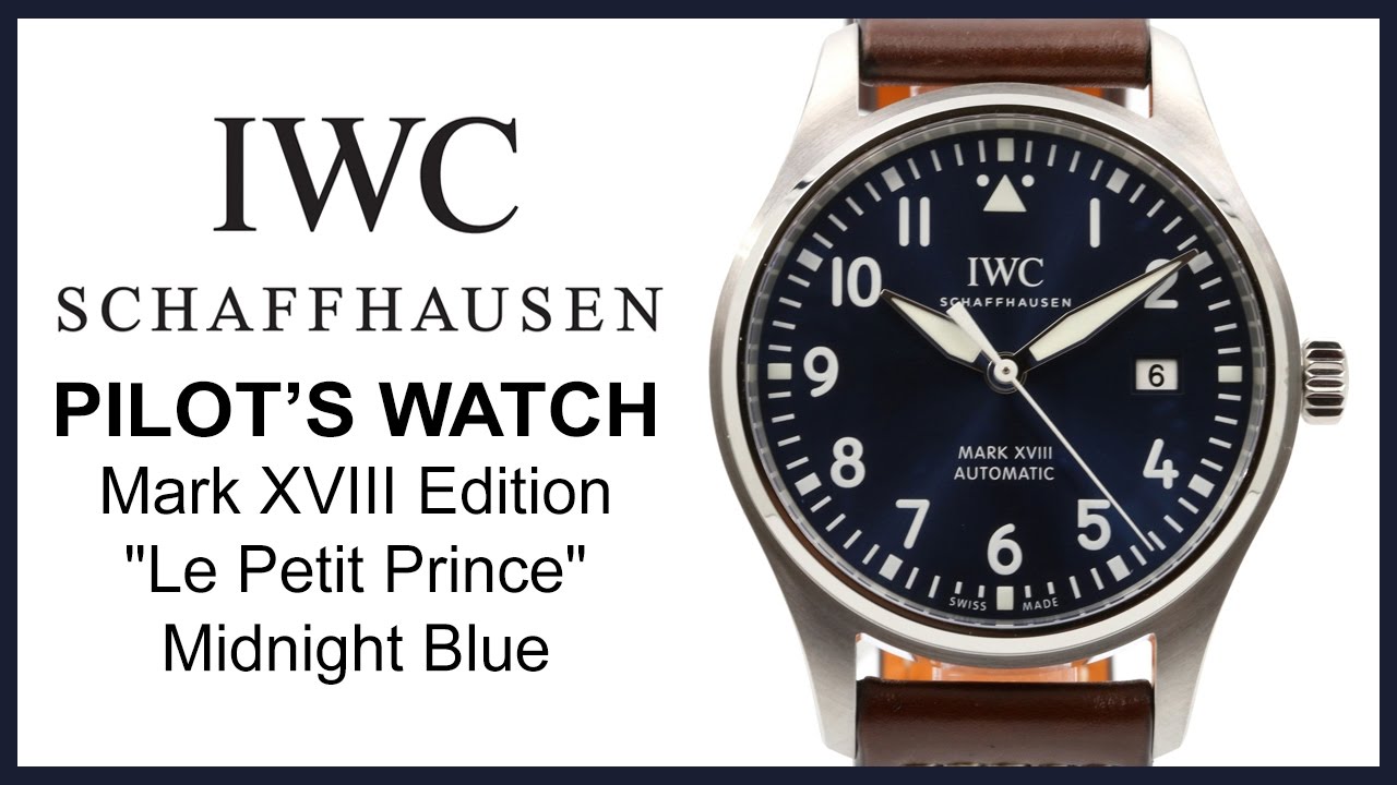 ▶ IWC Schaffhausen Pilot's Watch, Mark XVIII Edition, 