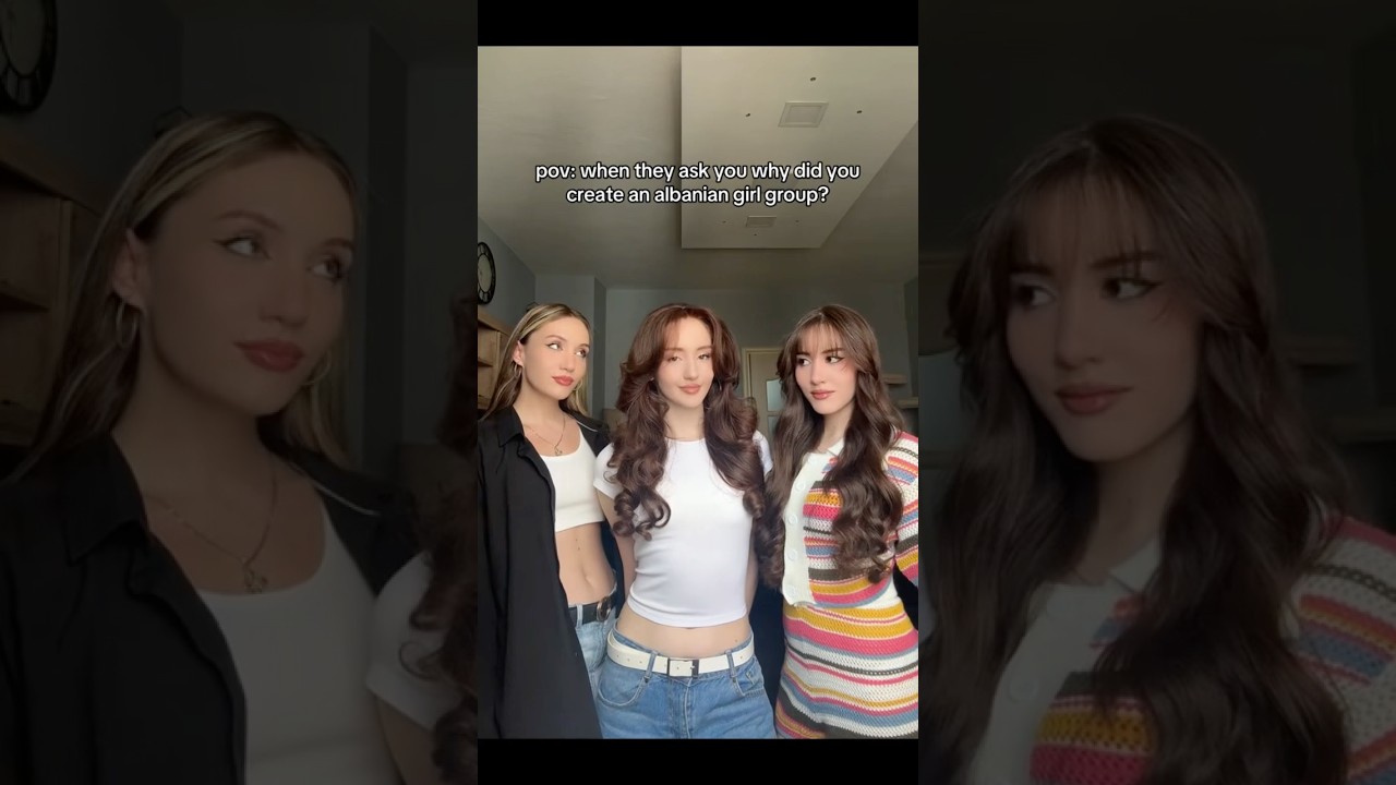 When they ask you why did you create an albanian girl group 😌✨ #threex #girlgroup#albania