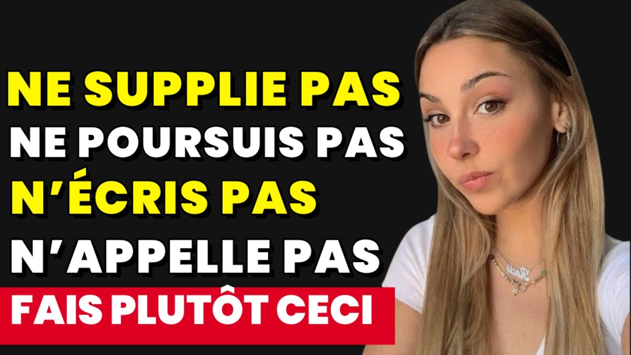 Quand une femme s'éloigne de vous et vous ignore, faites simplement ceci | Stoïcisme