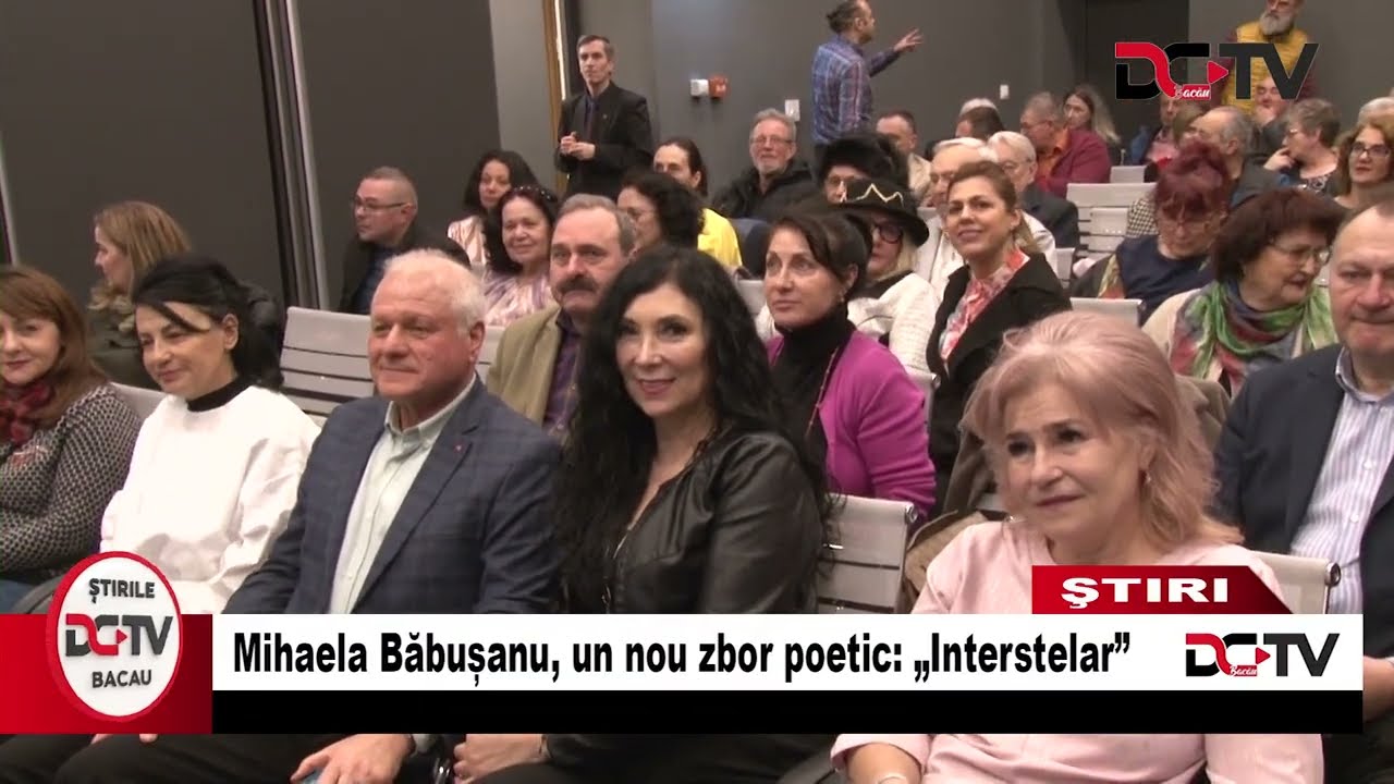 Mihaela Băbușanu, un nou zbor poetic: „Interstelar”. | DC TV Bacău