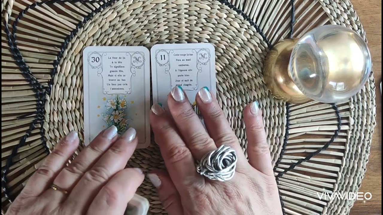 🌈PETIT LENORMAND ASSOCIATION FORMATION🌈30 LE LYS 