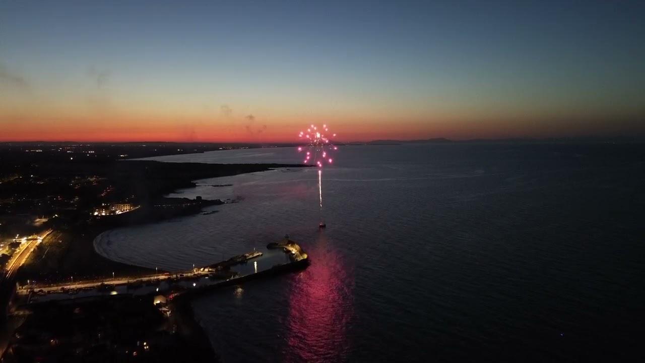 Balbriggan - Summerfest 2023 Fireworks aerial views