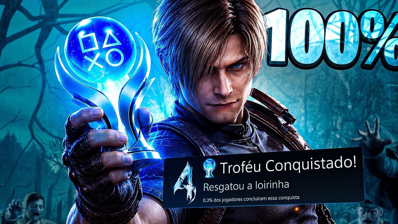 Eu PLATINEI RE4 Clássico e foi NOSTÁLGICO