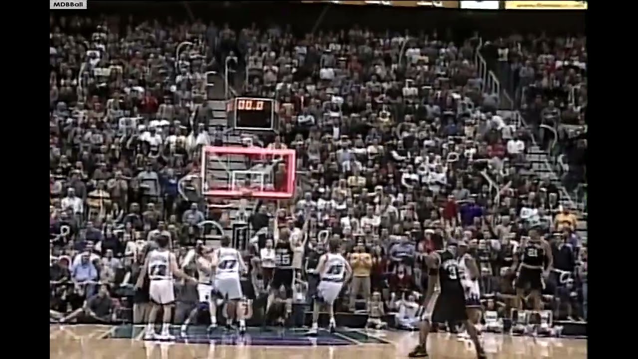 2003 MVP Tim Duncan vs Karl Malone For The Win!