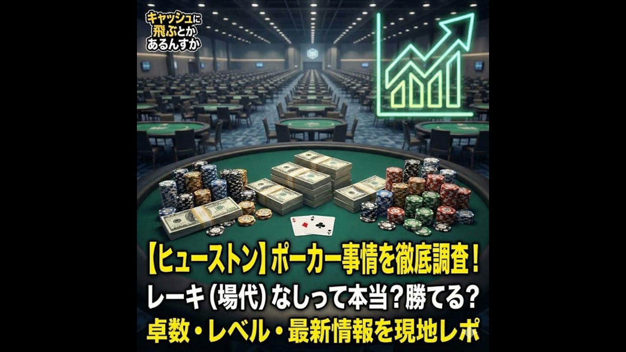 違法？合法？アメリカ・ヒューストンのポーカー事情！！ ポーカーラジオ#49