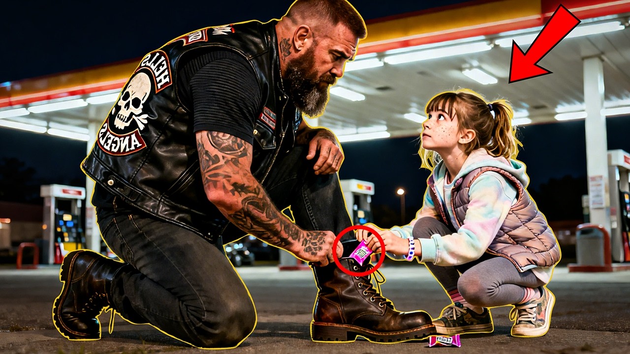 Girl Pretended to Tie Biker's Shoe — What He Found in His Boot Mobilized 150 Hells Angel