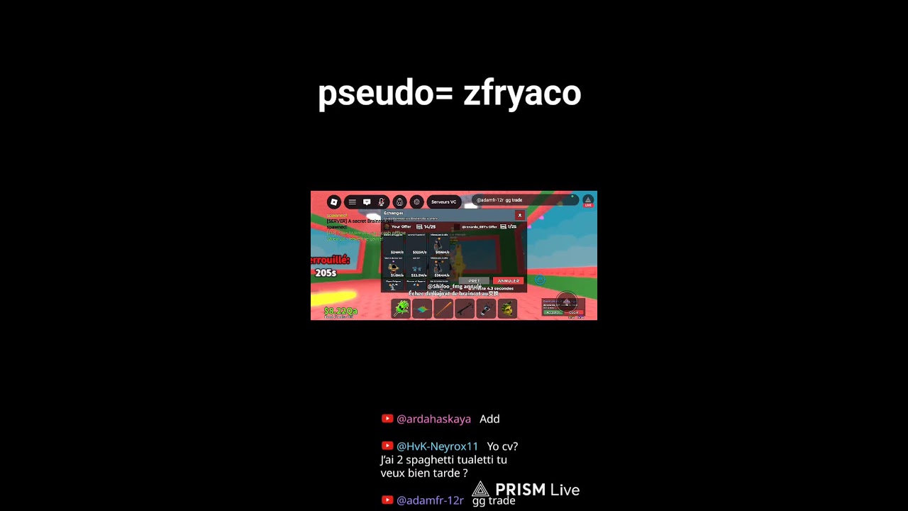 TFZ _yaco est en direct !