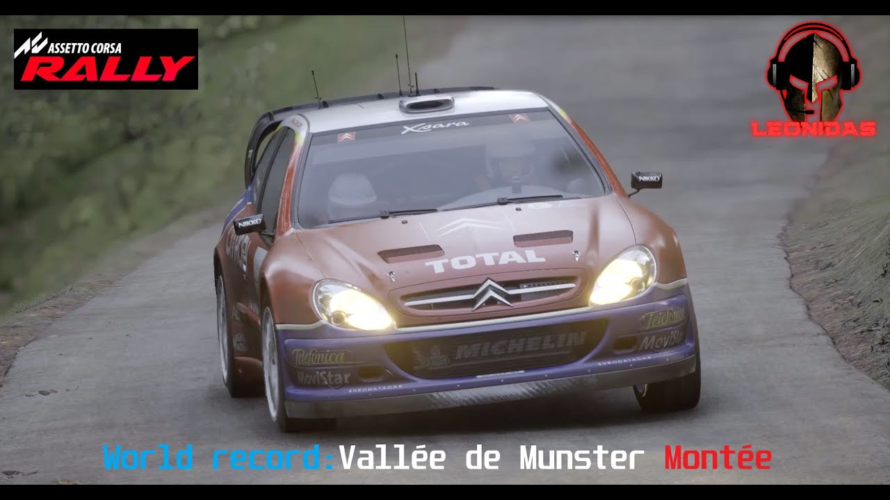 (NEW) World Record - Vallée de Munster Montée - Xsara WRC - Assetto Corsa Rally