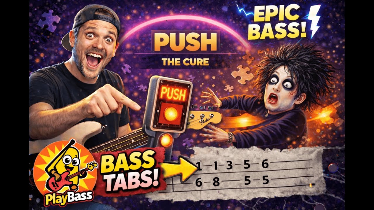 Push – The Cure (Bass Cover + Tab)