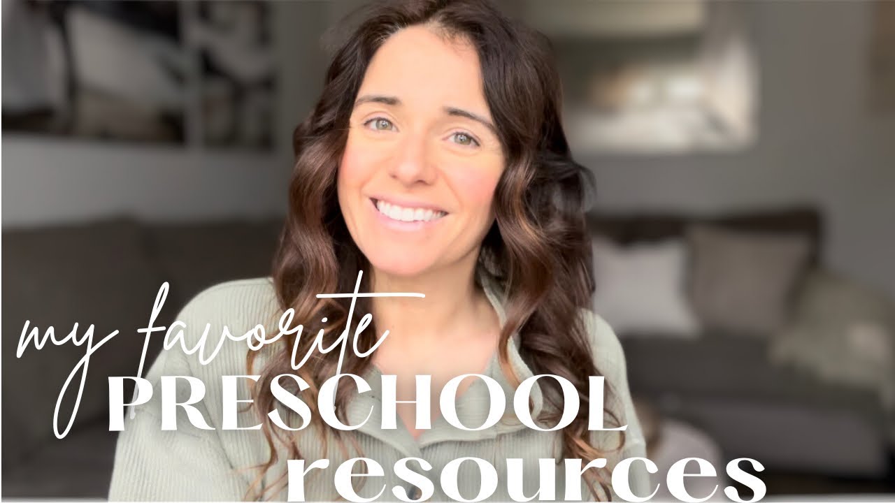 My Favorite Homeschool Preschool Resources + examples of how to use them!