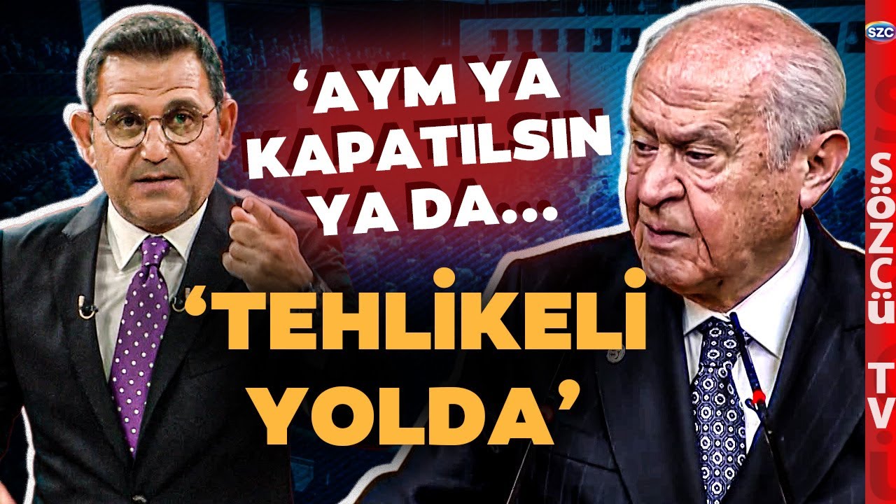 Bahçeli 'AYM Kapatılsın' Dedi Fatih Portakal Ateş Püskürdü! 'Tehlikeli Yoldasınız'