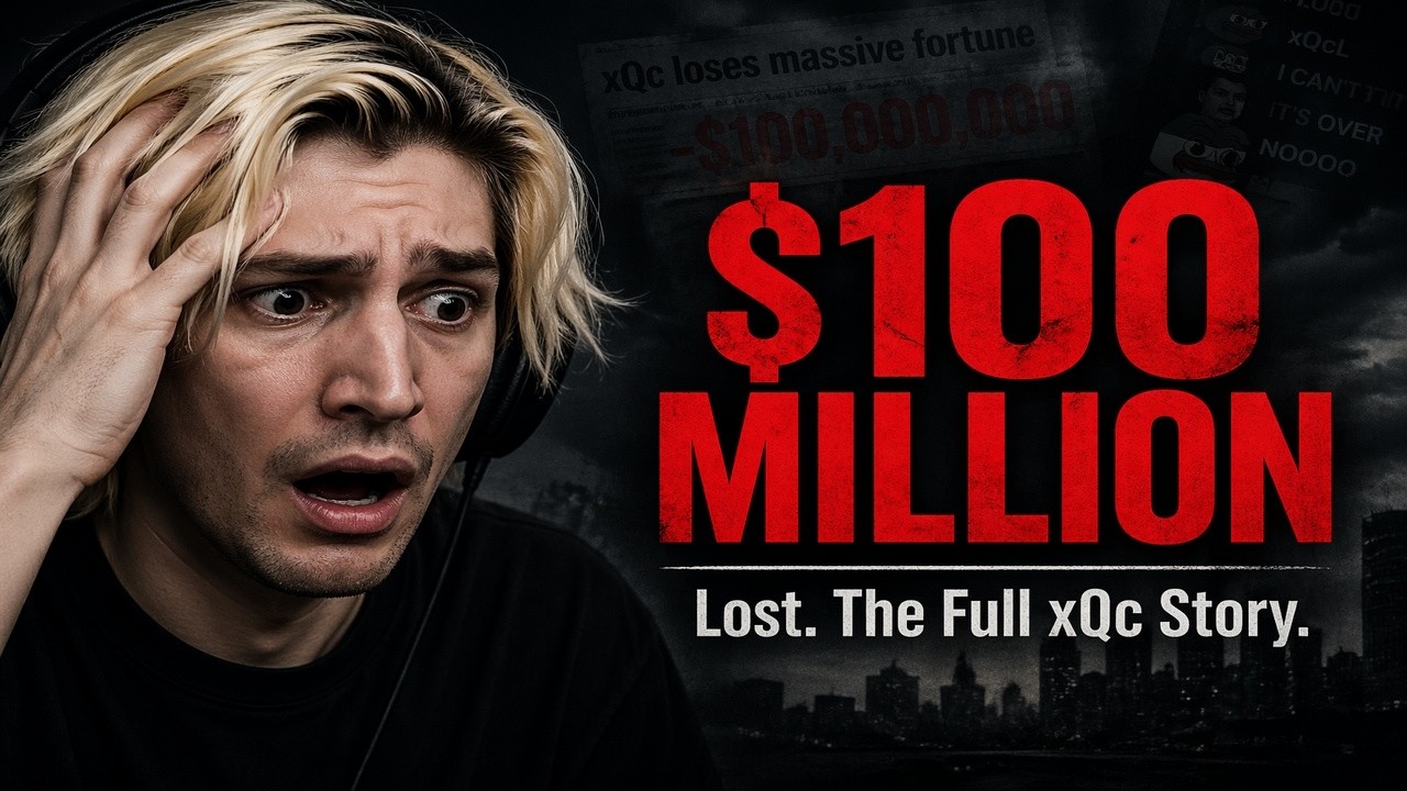 xQc Lost $100 Million Gambling &mdash; The Complete Story of Streaming's Most Chaotic Career