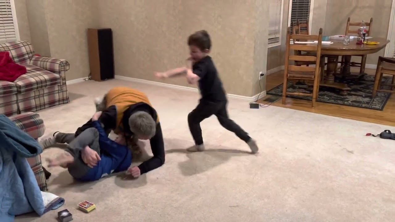 Wrestle dad!  Hydrick family videos 2022