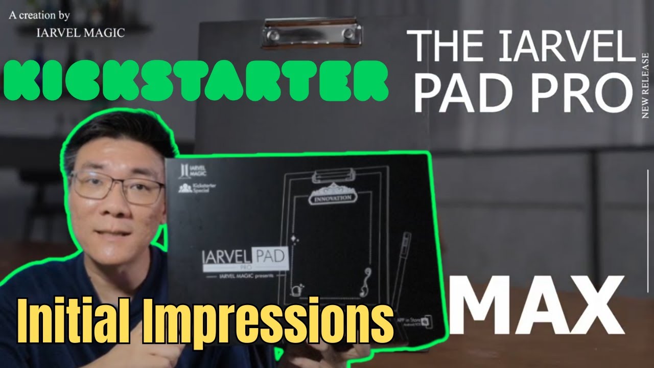 IARVEL Pad Pro Max (IARVEL Magic Time Masters Kickstarter) - First Impressions for Magicians
