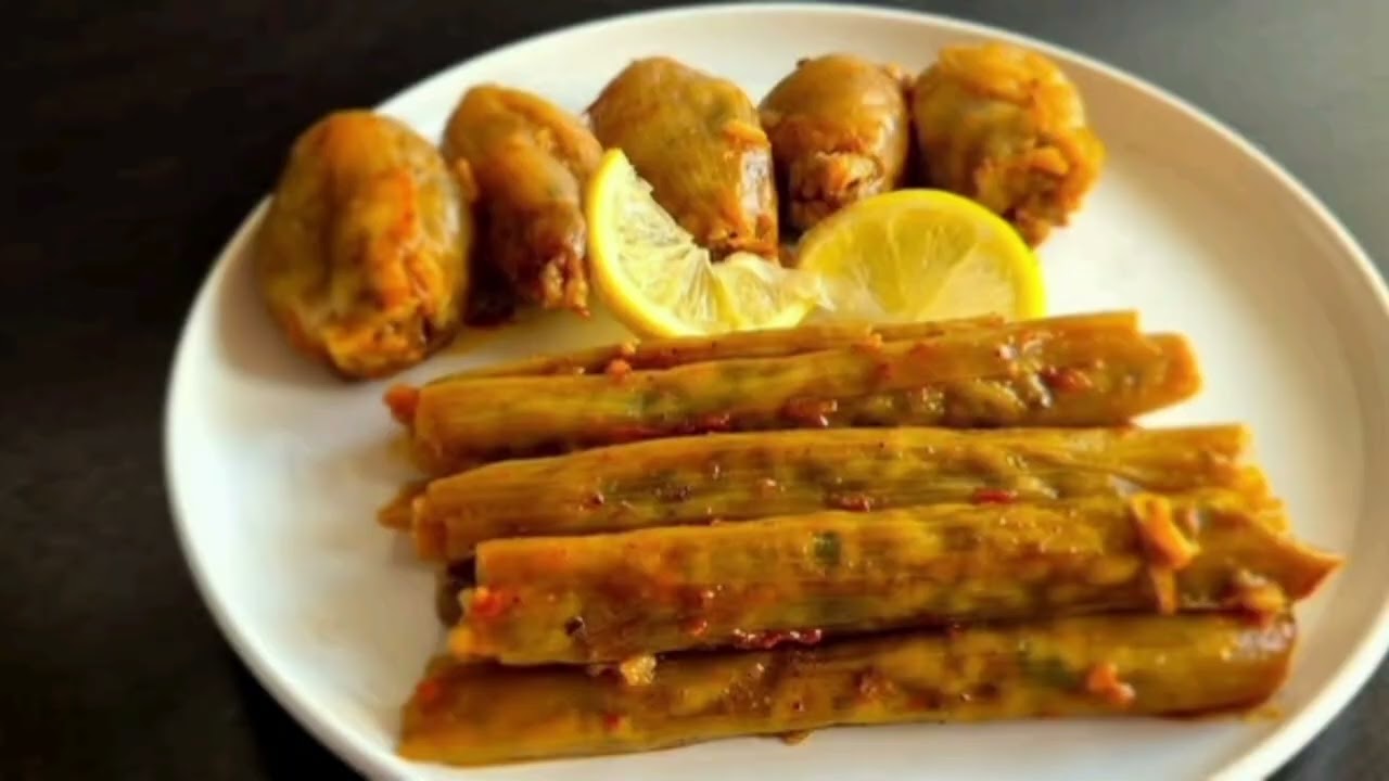 🌿 Praz umplut cu orez – rețetă de post delicioasă și ușor de făcut acasă! #reteta #cooking #short 