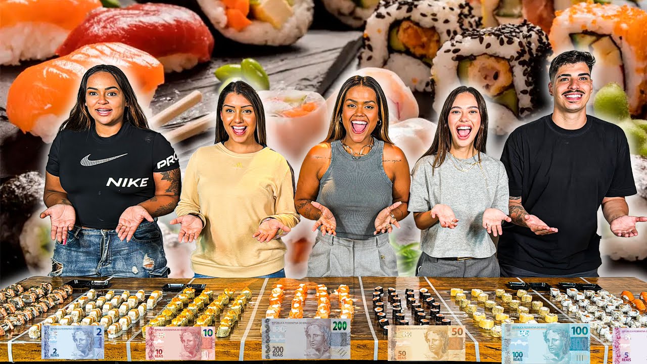 TODO SUSHI QUE VOCÊ COMER EU VOU PAGAR!!! (ÀS CEGAS)