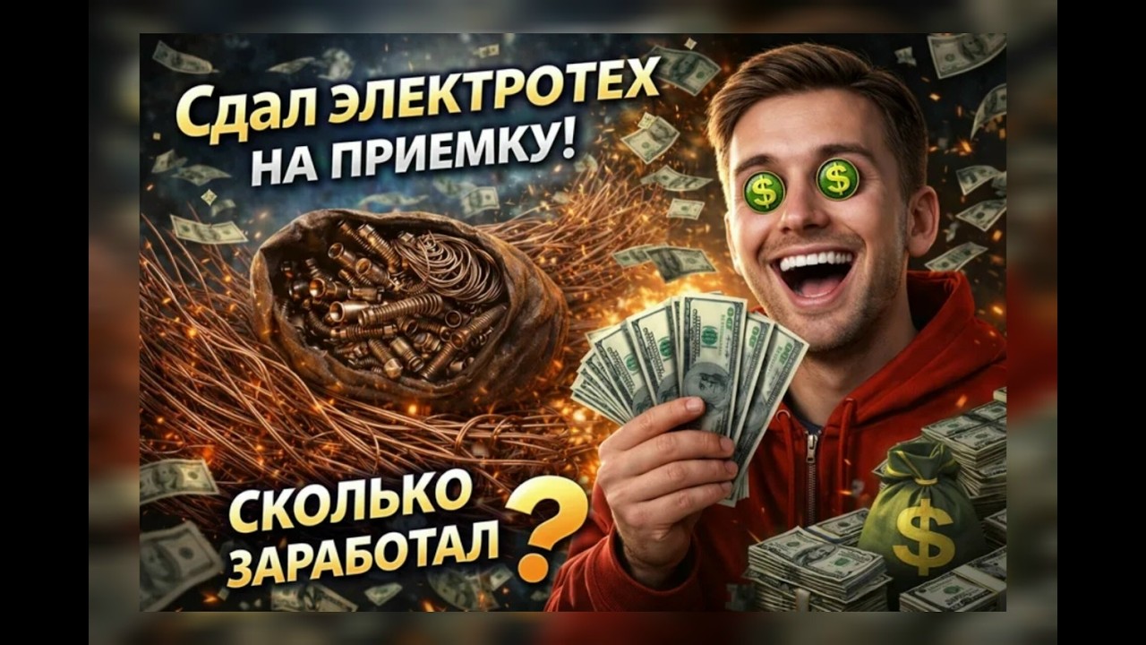 Сдал алюминий электротехнический! РАЗОБОР ХЛАМА НА ЦВЕТМЕТ! ПОИСК МЕДИ! ДОБЫВАЮ МЕДЬ!