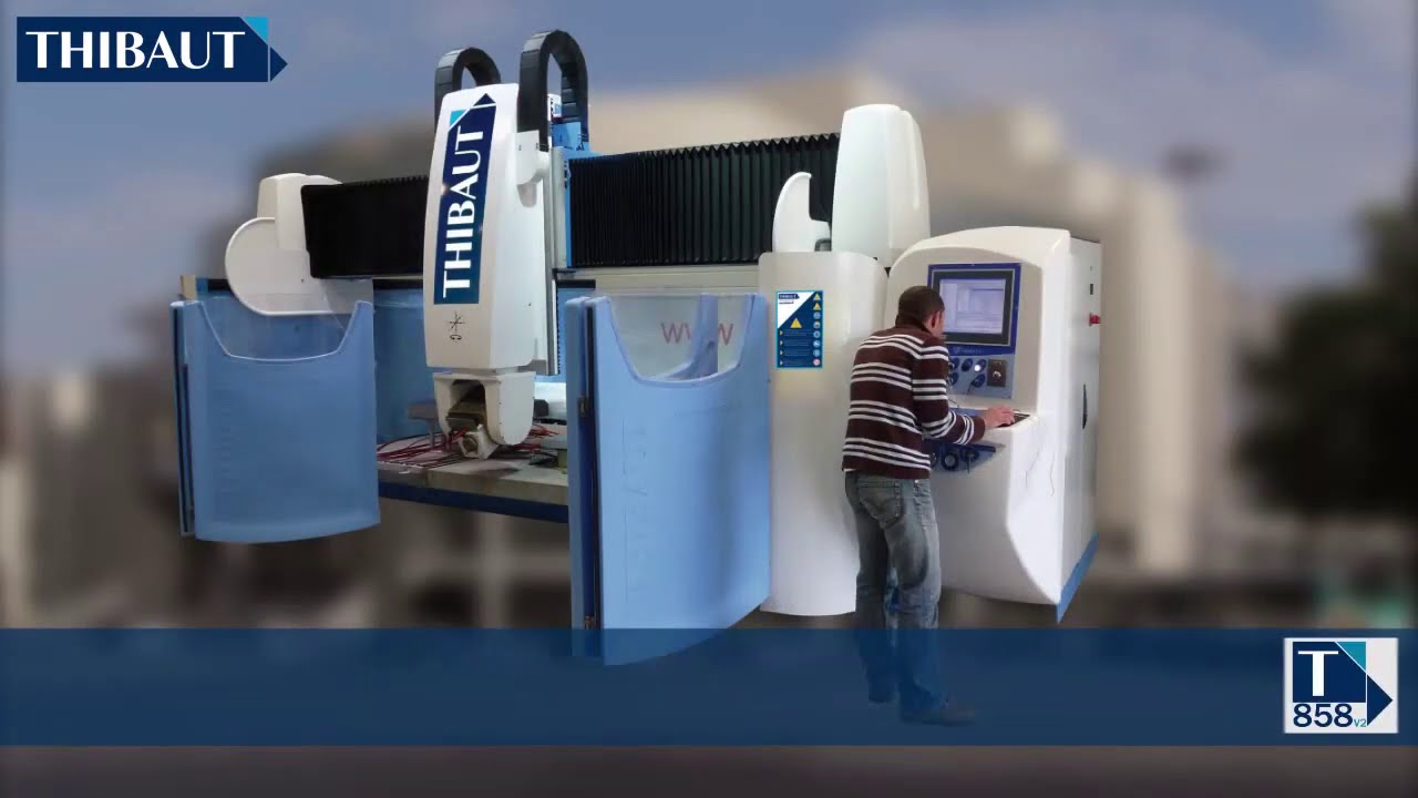 T858 V2 5-axis CNC Machining Centre  for concrete