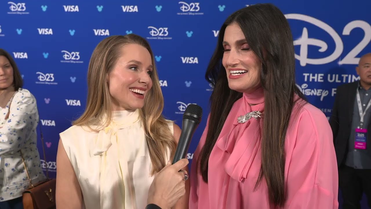 Frozen 3: Kristen Bell & Idina Menzel Talk the Trilogy at D23 | ScreenSlam