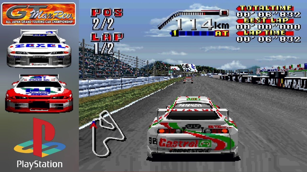 Zen Nihon GT Senshuken Max Rev. - PS1 Gameplay