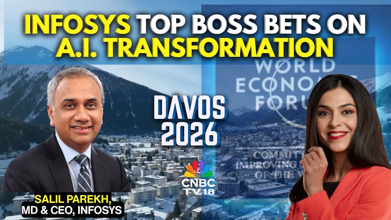Davos WEF 2026 |  AI Going To Change Infosys, Industry & India: Infosys MD & CEO Salil Parekh