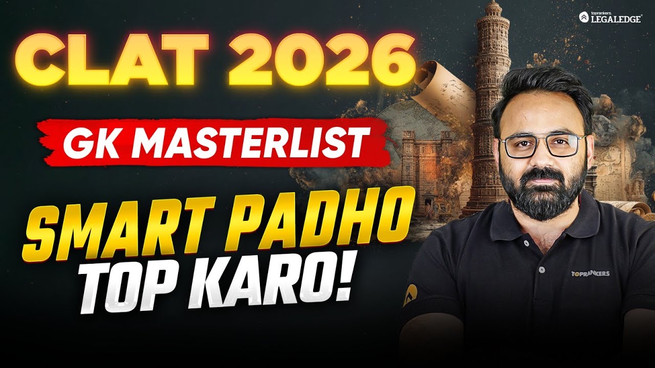 CLAT 2026: Important GK topics | Strategy | Kabra Sir