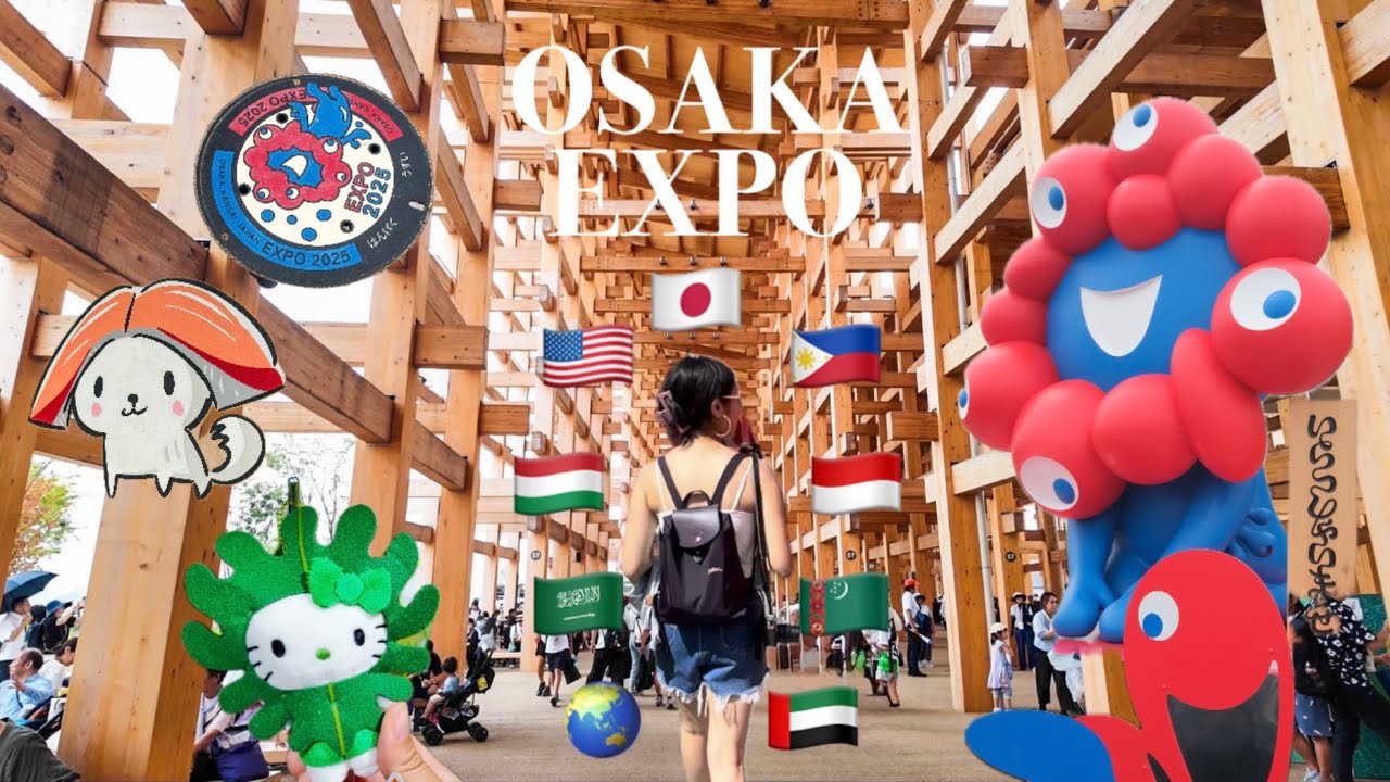 Osaka expo 2025 vlog｜🇯🇵Japan Pavilion & 7 More ｜Turkmenistan, USA, Hungary, Philippines, Indonesia..