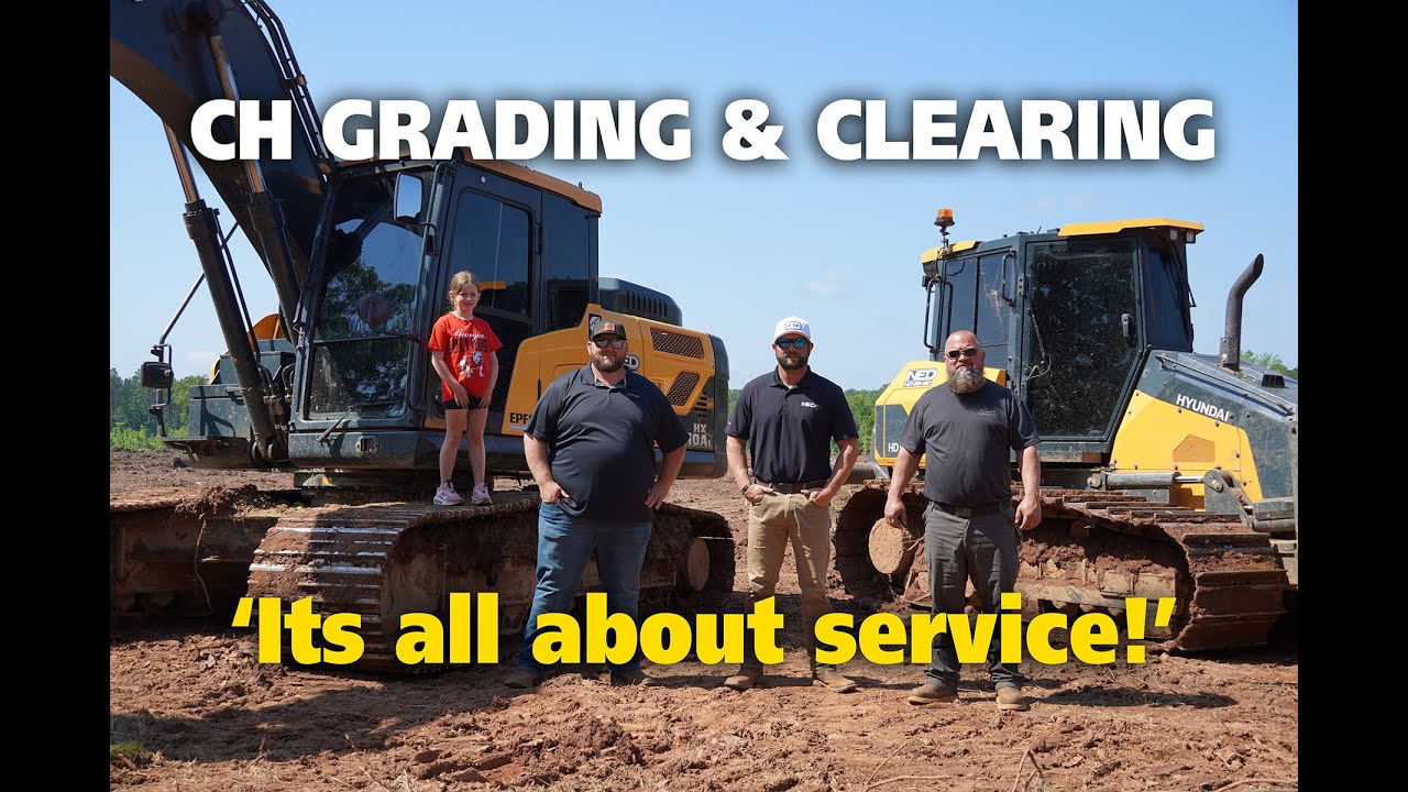 CH Grading & Clearing Revives Pasture Land with Their New Hyundai Dozer and Excavator