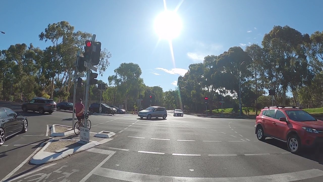 Driving through and around the Adelaide CBD 1