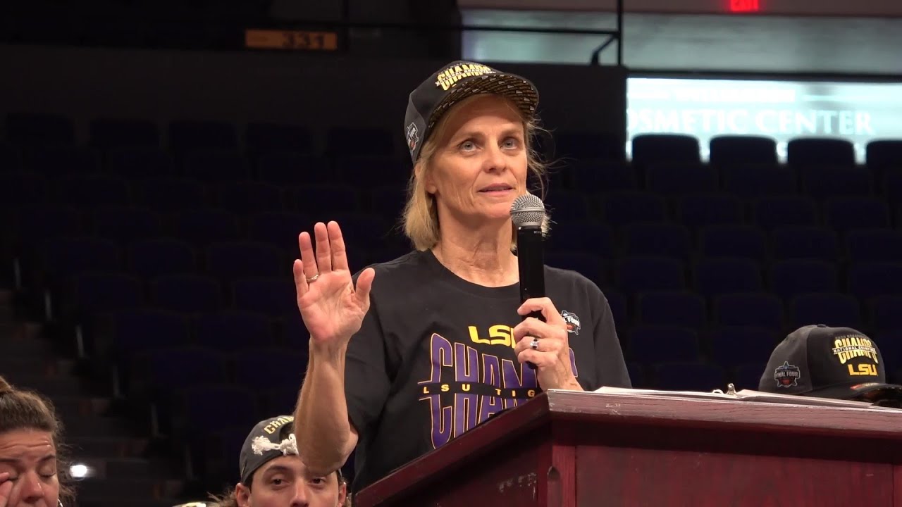 LSU Kim Mulkey National Champions Welcome Home Celebration