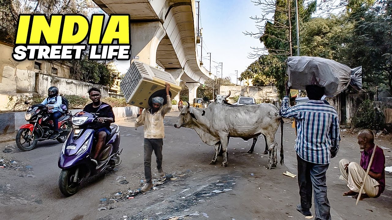 Жизнь на улицах ИНДИИ СЕГОДНЯ 🇮🇳 | Реальная и без монтажа (4K)