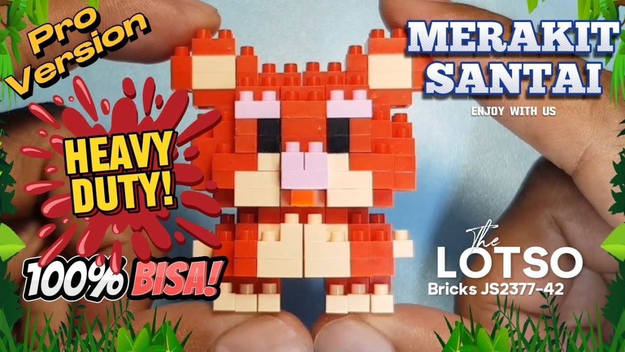 Merakit santai Lego Bricks Lotso JS2377-42