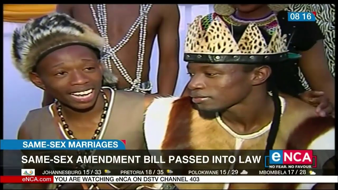 Same-sex Amendment Bill passed into law