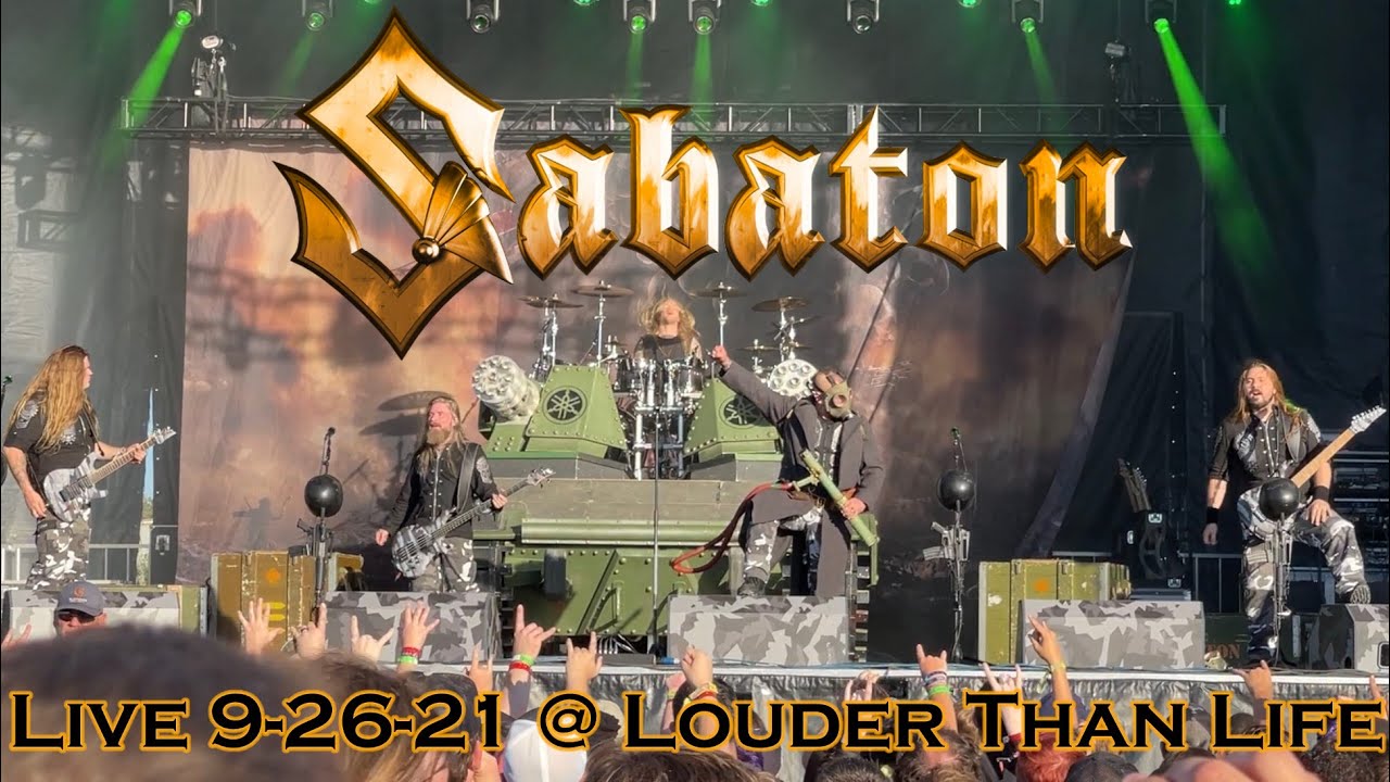SABATON Live @ Louder Than Life FULL CONCERT 9-26-21 Louisville KY 60fps
