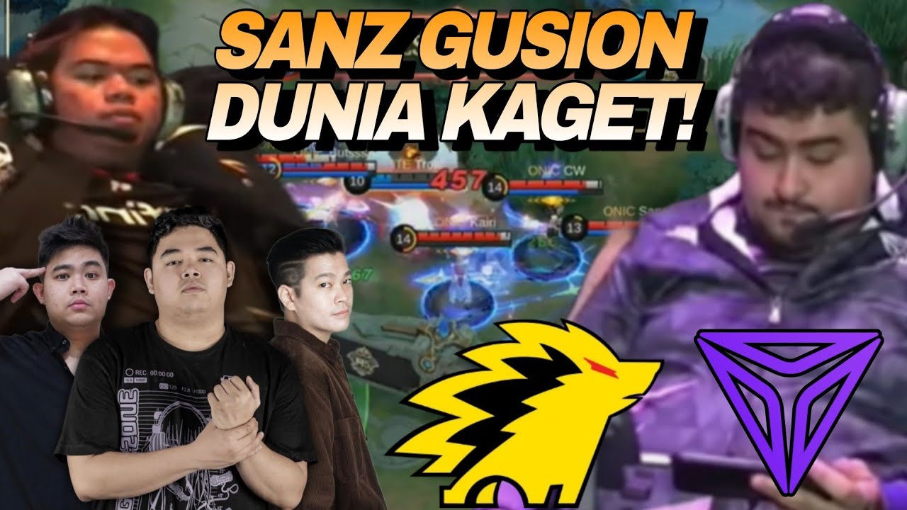 SANZ GUSION MVP !! SEDUNIA KAGET !! ONIC VS TRIPLE MATCH 2 - M5