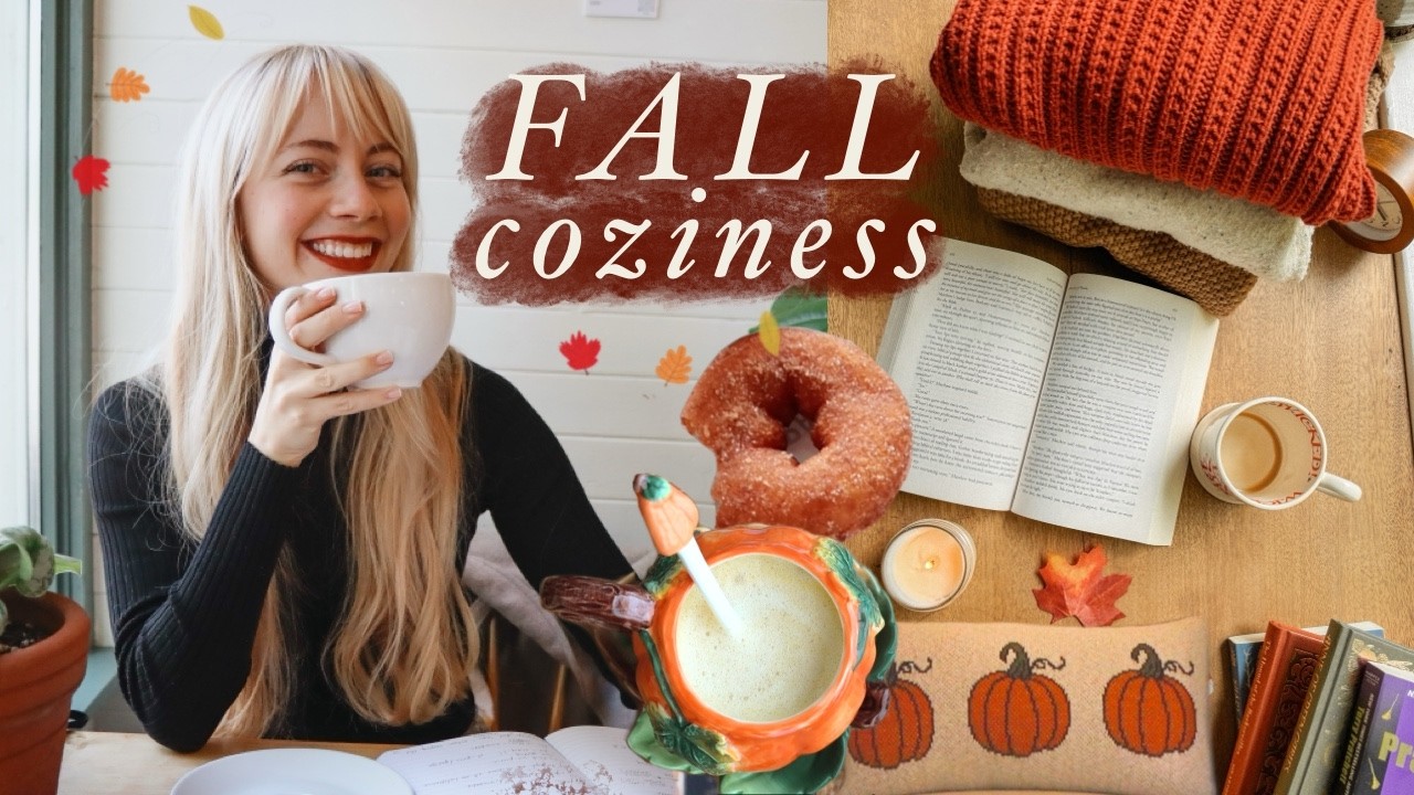 Getting ready for Autumn 🍁🍂✨ Decorating for fall, baking pumpkin themed sweets & a cozy movie night