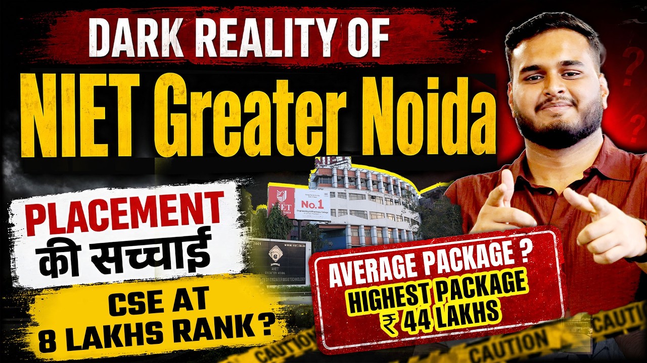 NIET Greater Noida College Review 2026 🔥| Placement, Cutoff, Fees & more | Worth it for BTech ?