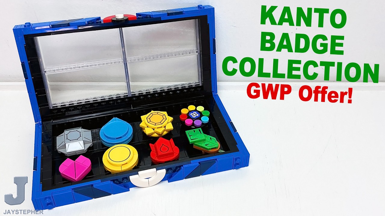 Набор LEGO Pokemon 2026 Kanto Region Badge Collection 40892: распаковка, обзор, подарок за покупку.